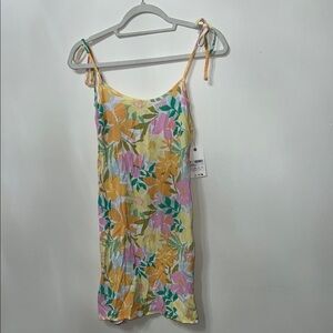 Billabong Floral Spaghetti Strap Dress